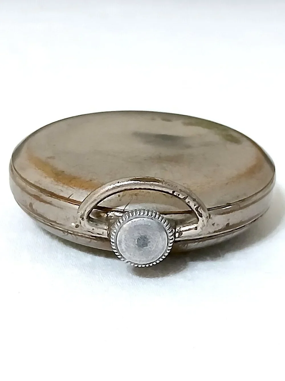 Vintage TOWER Sears Mechanical Pocket Watch Small Seconds Runs Needs Service